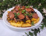عکس مرحله 15 از دستور سیب زمینی با دیپ چدار 😋