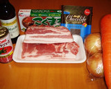 A picture of step 1 of Melts in Your Mouth! Tender Pork Belly Curry.