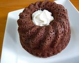 A picture of step 8 of Low-Sugar Microwave Okara Pound Cake (Cocoa).