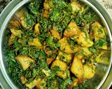 मेथी आलू (Methi Aloo recipe in hindi) रेसिपी चरण 4 फोटो