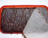 A picture of step 7 of Microwave Brownies Made in a Silicone Steamer Case.