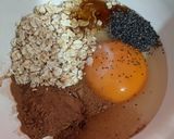 Foto del paso 1 de la receta: Panqueque de avena y cacao 🥞