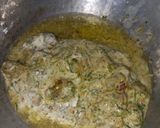 A picture of step 2 of Boti paratha roll.