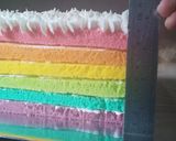 Foto langkah ke 12 dari resep Rainbow cake / tart rainbow (pelangi).