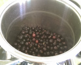 A picture of step 3 of Concord grape Jam.