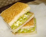 A picture of step 12 of Egg Salad Sandwich with Avocado and Shrimp.