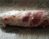 A picture of step 3 of Malaya Roll (sort of flank steak).
