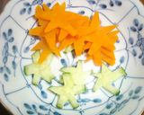 A picture of step 1 of Tanabata The Milky Way Salad Chirashi Zushi.