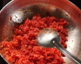 A picture of step 2 of Carrot burfi.