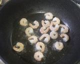 A picture of step 2 of Tender & Spongy, Chrysanthemum Greens Taiwanese Shrimp Omelette.