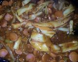 Foto langkah ke 4 dari resep Pizza Bolognese Simple.
