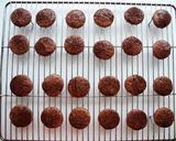 A picture of step 31 of Rich Bitter Chocolate Macarons.