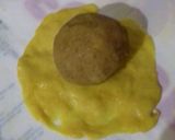 A picture of step 5 of Holige/obattu (festival sweet Karnataka).