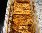 Foto del paso 1 de la receta: Tofu marinado con patatas al horno