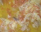 A picture of step 2 of Aloo gosht.