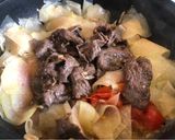 Hình bước làm 4 của món Thăn Bò Úc Xào Su Hào