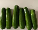 A picture of step 1 of Baked Stuffed Zucchini.