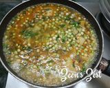 A picture of step 3 of Green Pigeon Peas Aloo and Methi Sabzi.