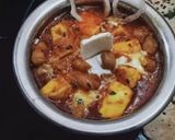 A picture of step 5 of Chole Paneer masala.