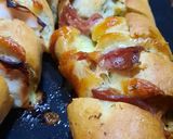 Töltött fokhagymás bagett recept fázis 1 fotója
