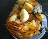A picture of step 3 of Baigan Brinjal Bhartha.