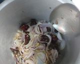 A picture of step 1 of Mutton mince do pyaza.