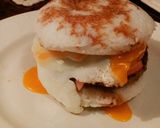 A picture of step 9 of Beef Rice Burger.