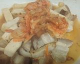 Hình bước làm 2 của món Heo quay và chả kho kim chi