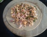 A picture of step 3 of Cheesy onion Paratha.