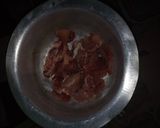 A picture of step 1 of Pork fry.