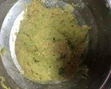 A picture of step 2 of Mango flavoured Chicken fingers with mango dip.