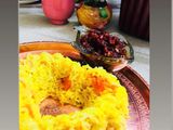 کدوپلو به سبک آذربایجان با سس انار