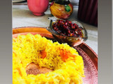 کدوپلو به سبک آذربایجان با سس انار