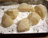 A picture of step 11 of Strawberry Daifuku with Shiratamako Flour in a Microwave.