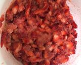 A picture of step 1 of Strawberry Jam.