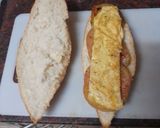 Foto del paso 6 de la receta: Bocadillo de lomo con tortilla francesa, tomate asado y alioli