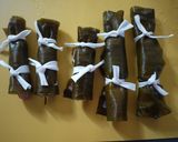 A picture of step 3 of Kombu Bacon Wrap for a Western-style Osechi (New Year's Feast).