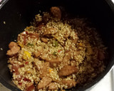 A picture of step 7 of Red Beans and Rice.