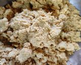 A picture of step 2 of Sattu laddoo.