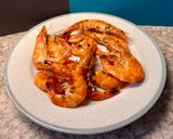 Φωτογραφία βήματος 3 της συνταγής Penne Rigate Integrale με γαρίδες σε γλυκόξινη και μέντα❣️❣️ 💚🍤❣️❣️