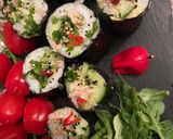 Une image de l'étape 5 de Sushis au thon moutarde piment habanero.