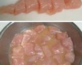 A picture of step 1 of Simple, Plump & Soft Chicken Tender Yakitori.