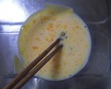 A picture of step 1 of Kimchi Cream Pasta.