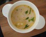 Foto langkah ke 4 dari resep Bubur Beras Organik dengan Sup Ayam Kampung.