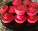 A picture of step 6 of Red velvet cupcakes.