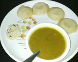 A picture of step 7 of Suji idli.
