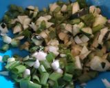 A picture of step 2 of Dill Pickle Pasta Salad.