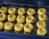 A picture of step 2 of Coconut Zenzai with Kabocha Shiratama.