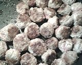 A picture of step 3 of Cabbage with porcupine balls.
