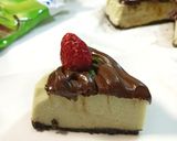 Foto langkah ke 8 dari resep No bake - cheesecake matcha.